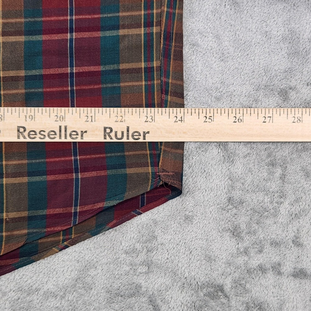 Vintage Pendleton Sir Pendleton Shirt Mens Medium Plaid Wool Made USA 90s - Picture 13 of 13